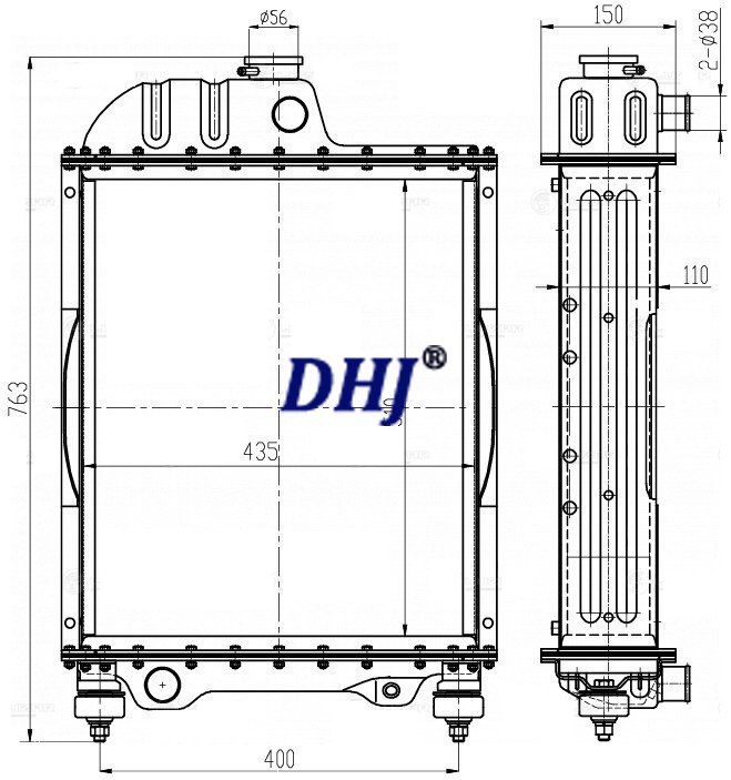 70-1301010 (LRc0680) Luzar,truck radiator